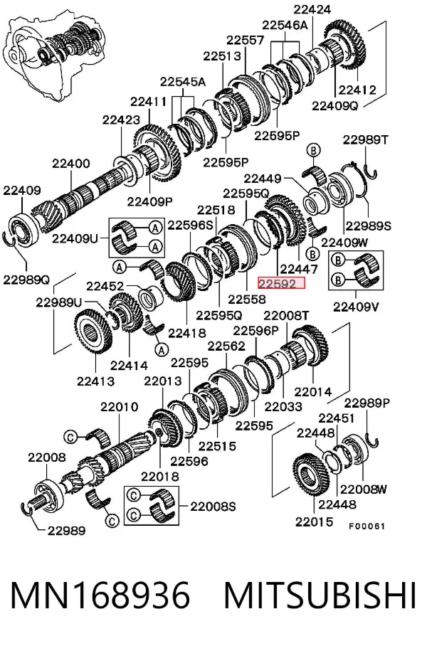  MN168936 Mitsubishi