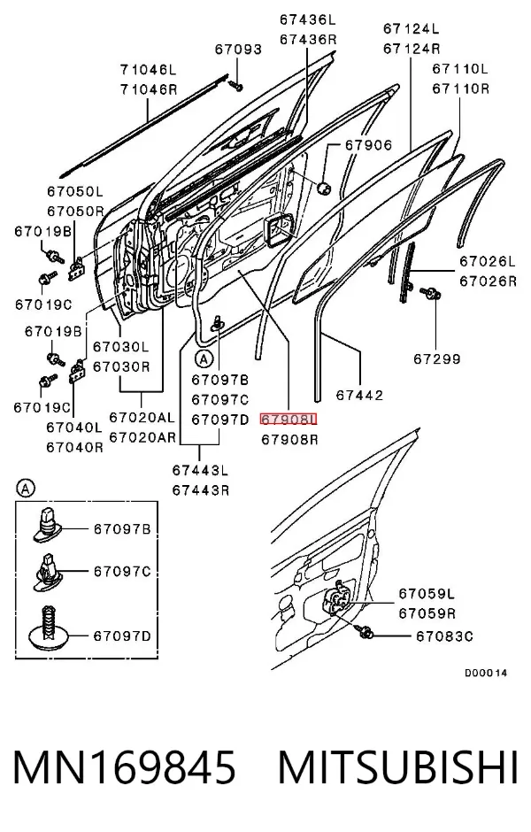  MN169845 Mitsubishi