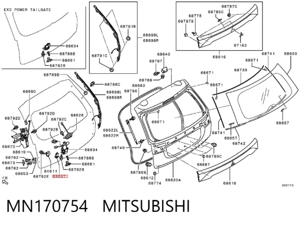  MN170754 Mitsubishi