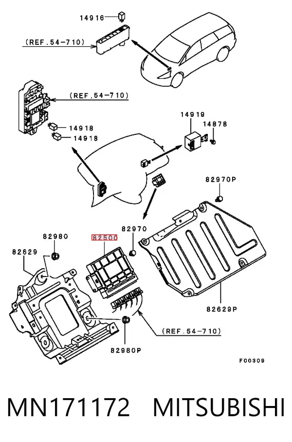 ECU Mitsubishi Grandis NAW
