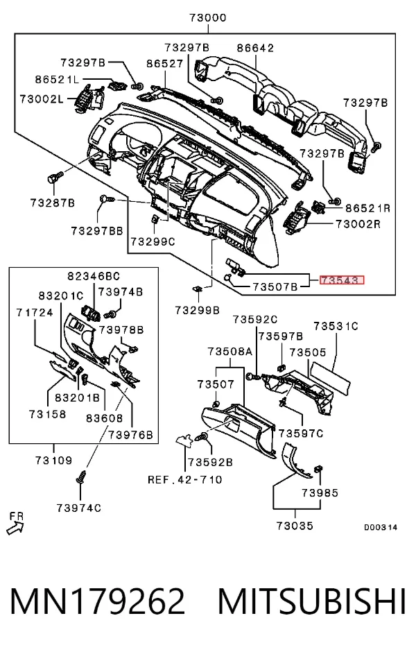  MN179262 Mitsubishi