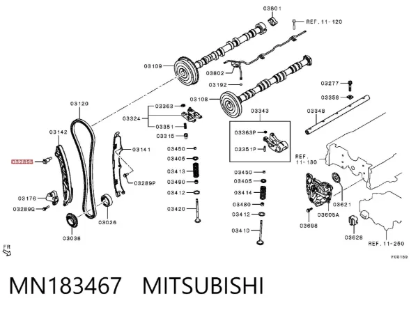  MN183467 Mitsubishi