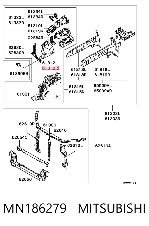 MN186279 Mitsubishi