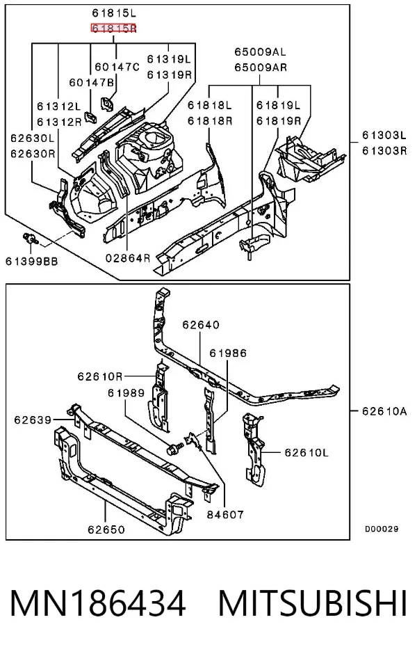  MN186434 Mitsubishi