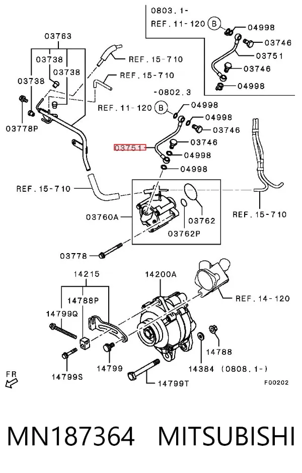  MN187364 Mitsubishi