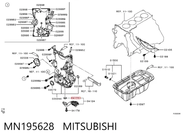  MN195628 Mitsubishi