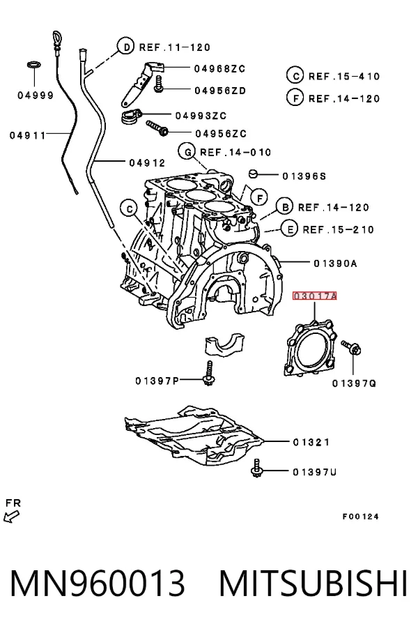 Retén de cigüeñal Mercedes B W245