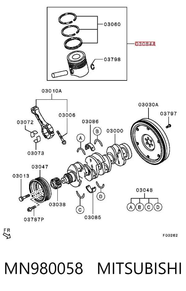  MN980058 Mitsubishi