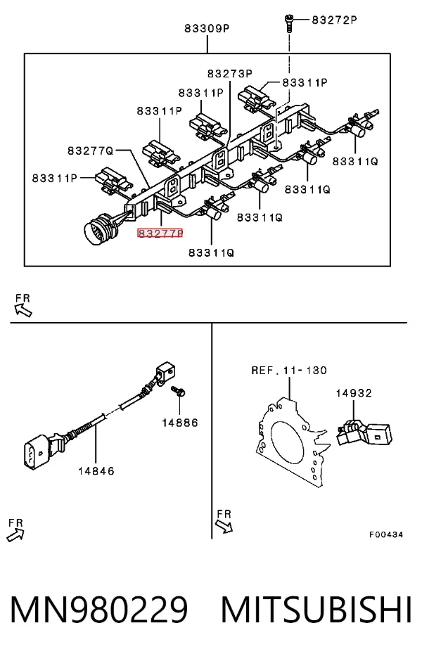  MN980229 Mitsubishi