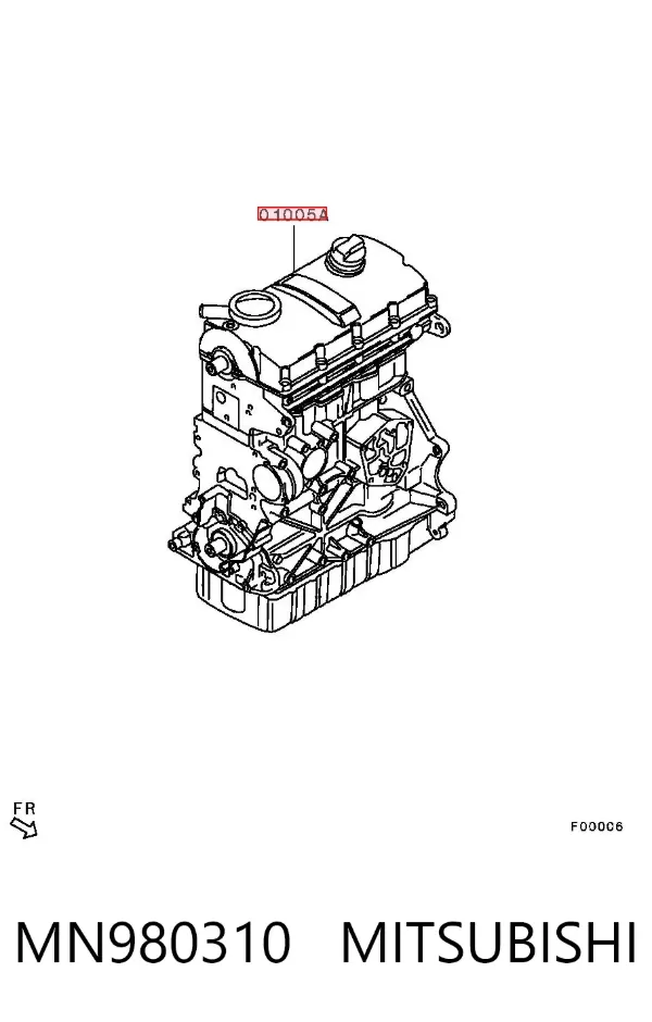 Motor completo MN980310 Mitsubishi