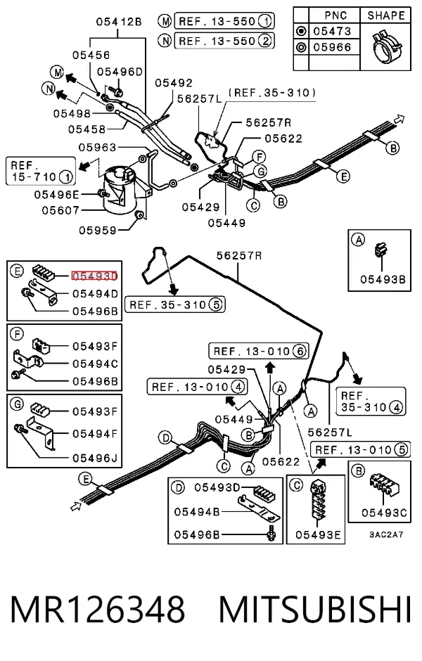  MR126348 Mitsubishi