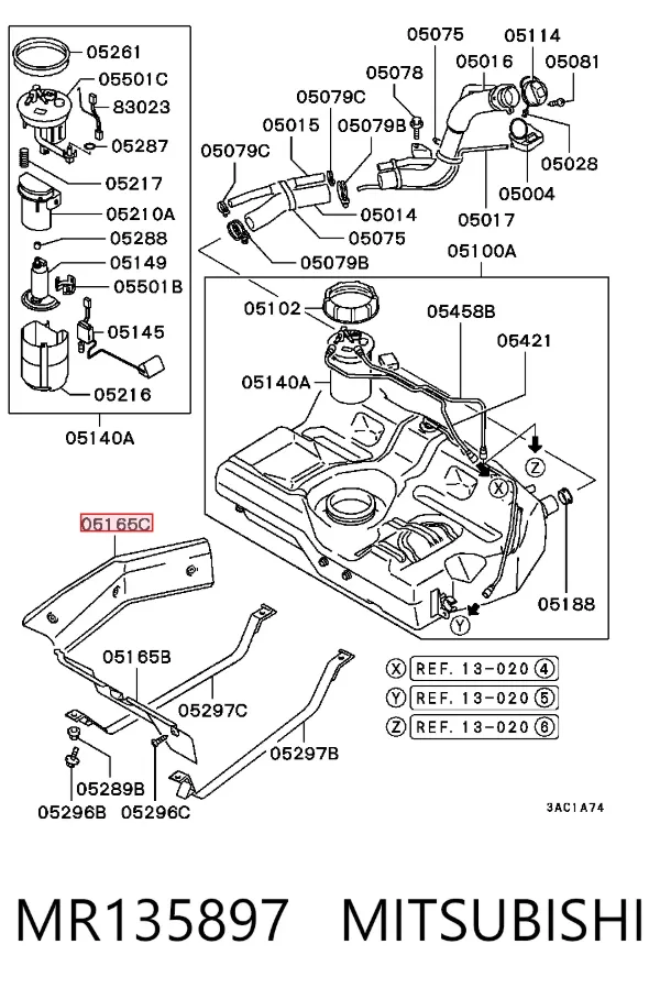  MR135897 Mitsubishi