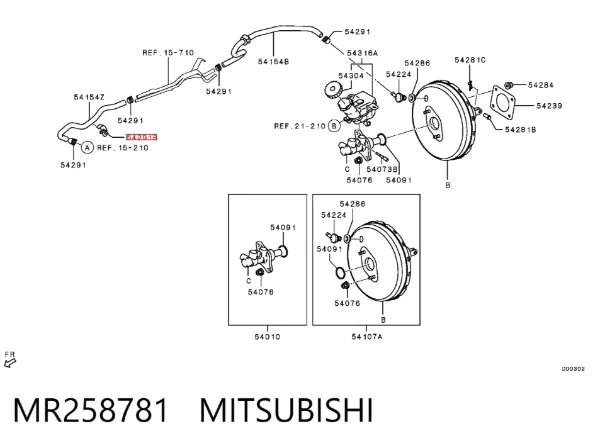  MR258781 Mitsubishi