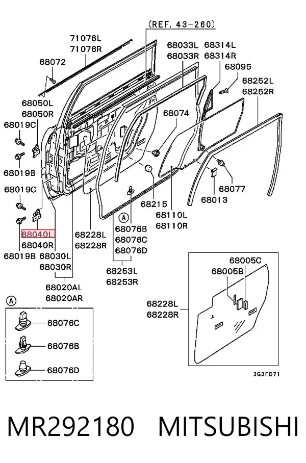  MR292180 Mitsubishi