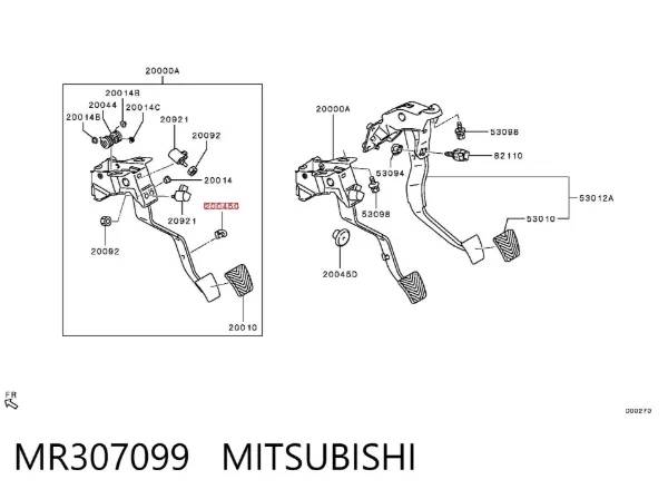  MR307099 Mitsubishi