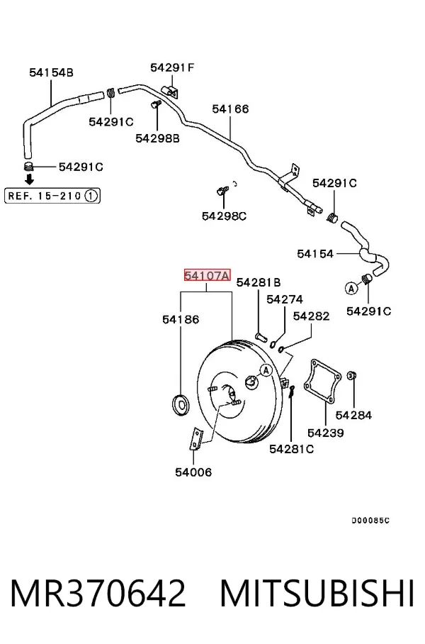 Servofreno MR370642 Mitsubishi