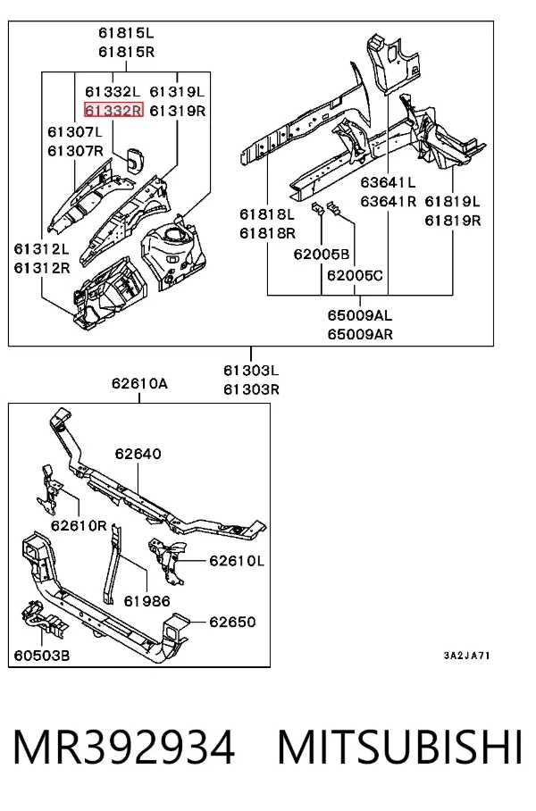  MR392934 Mitsubishi