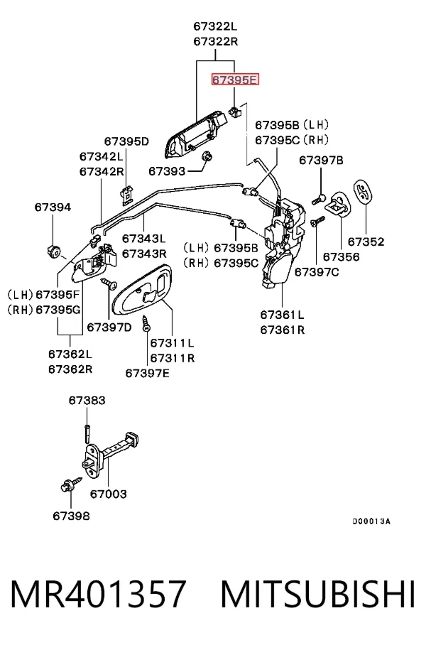  MR401357 Mitsubishi