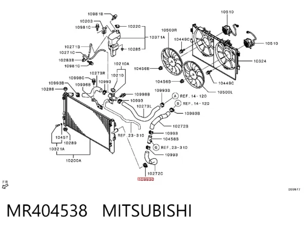  MR404538 Mitsubishi