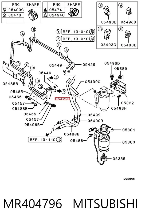  MR404796 Mitsubishi
