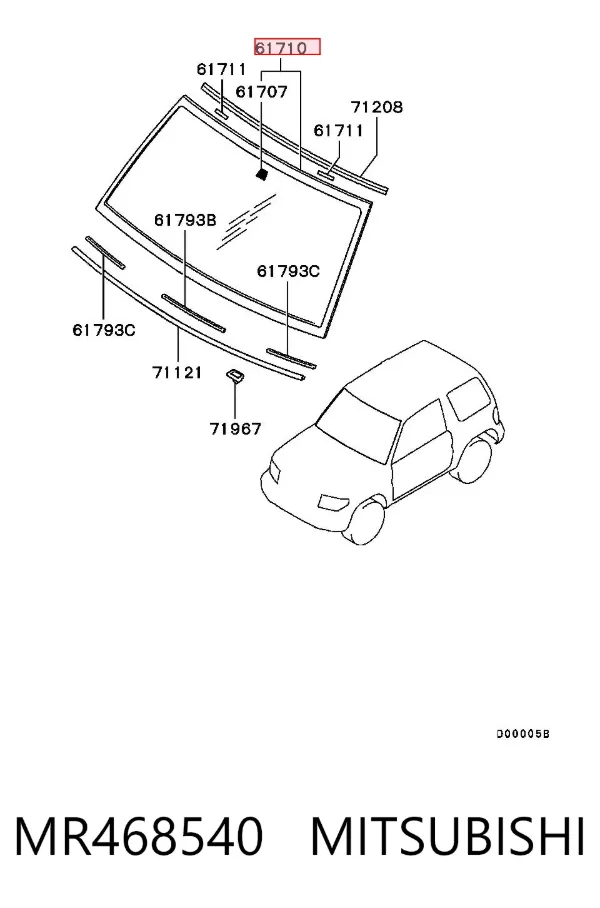 Parabrisas Mitsubishi Pajero PININ
