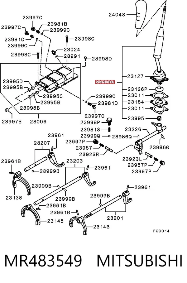 Pomo MR483549 Mitsubishi