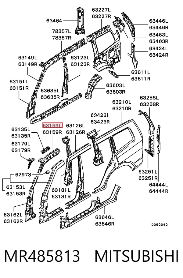  MR485813 Mitsubishi