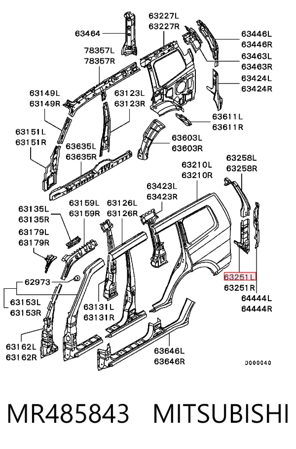  MR485843 Mitsubishi