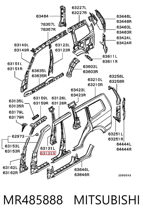  MR485888 Mitsubishi