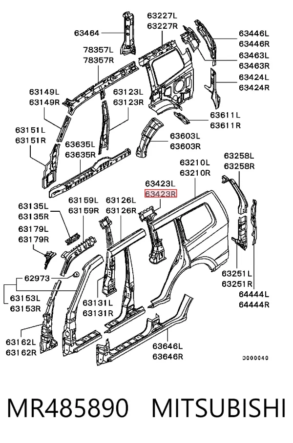  MR485890 Mitsubishi