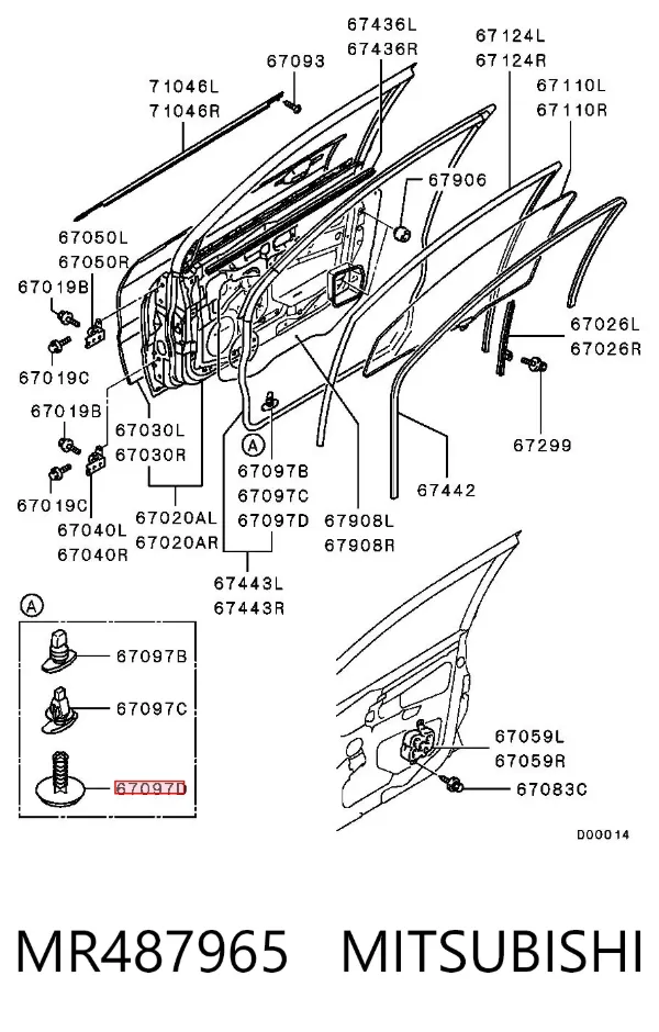  MR487965 Mitsubishi