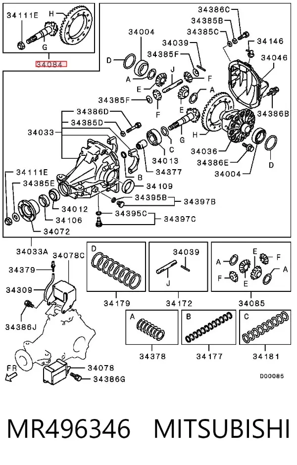  MR496346 Mitsubishi