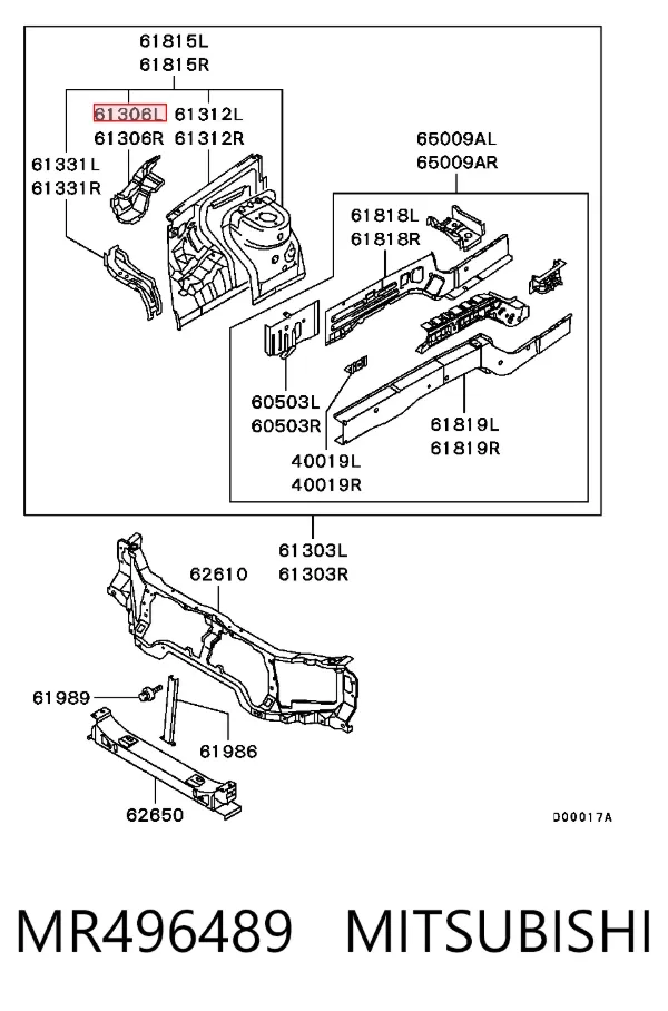  MR496489 Mitsubishi