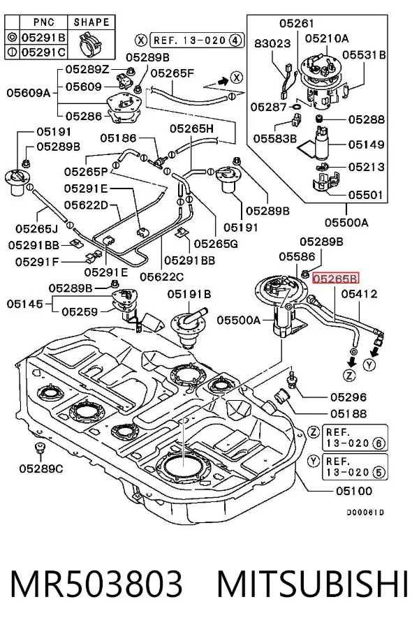  MR503803 Mitsubishi
