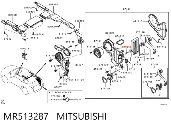  MR513287 Mitsubishi