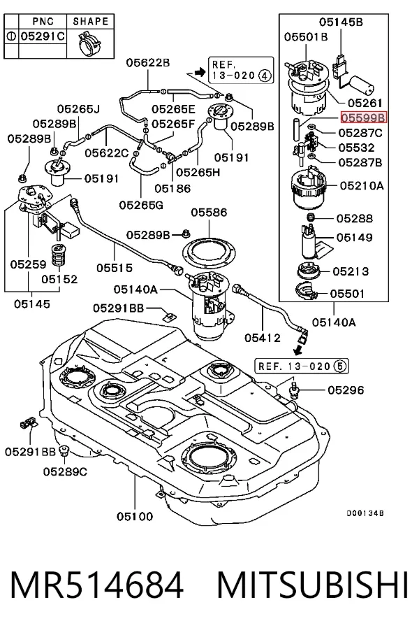  MR514684 Mitsubishi