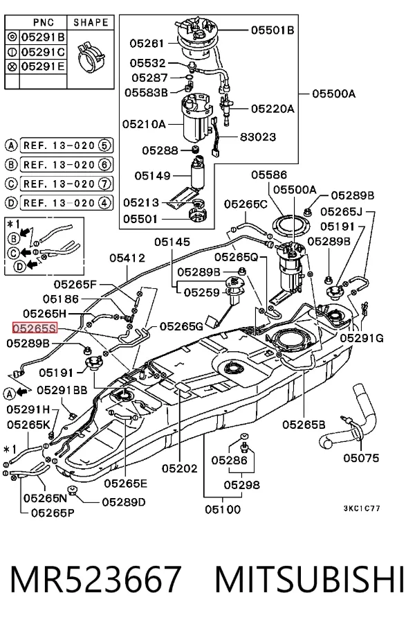  MR523667 Mitsubishi