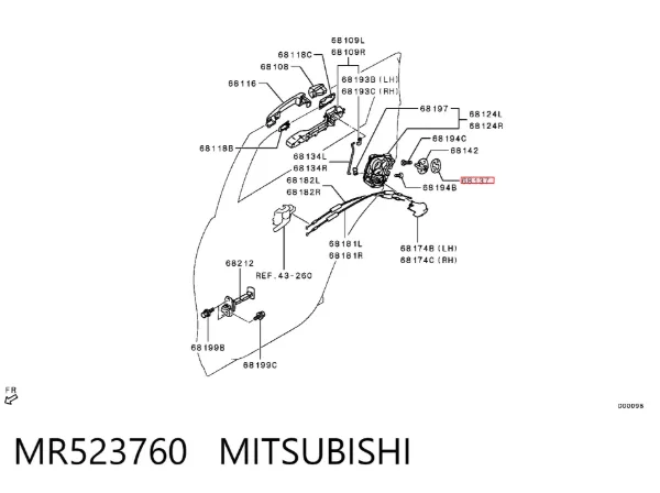  MR523760 Mitsubishi