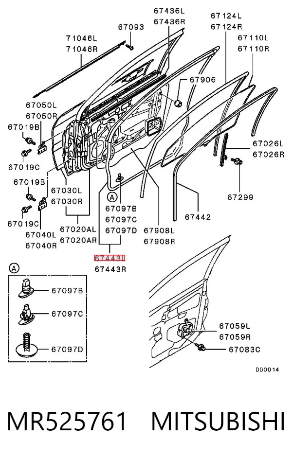  MR525761 Mitsubishi