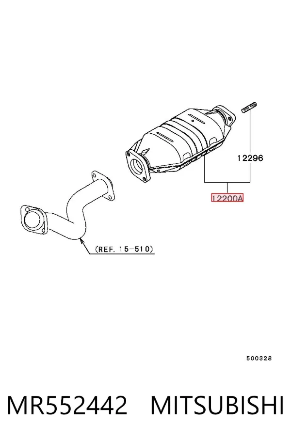 Catalizador MR552442 Mitsubishi