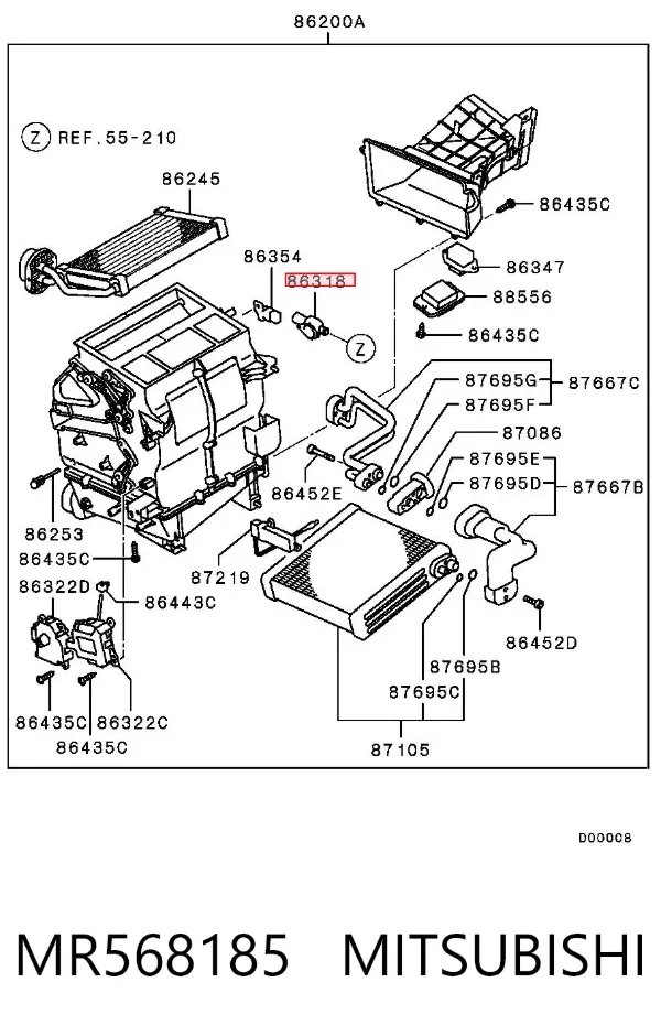  MR568185 Mitsubishi
