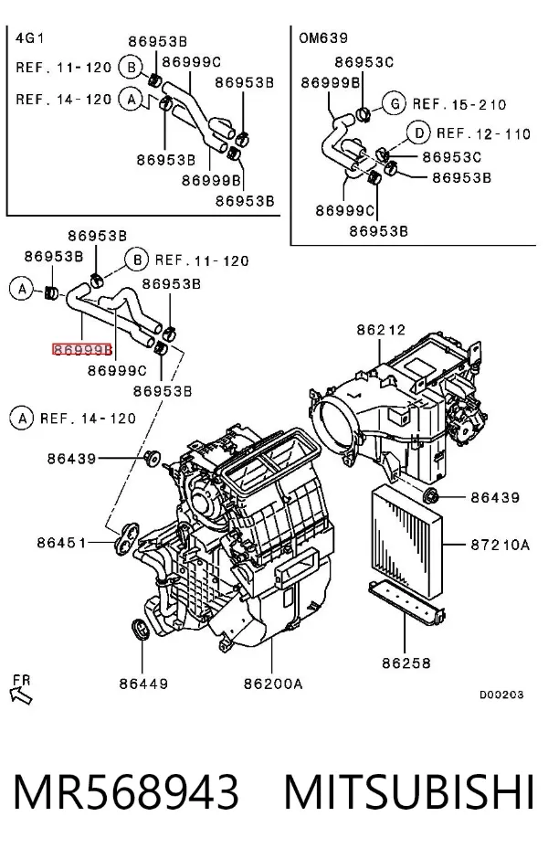  MR568943 Mitsubishi