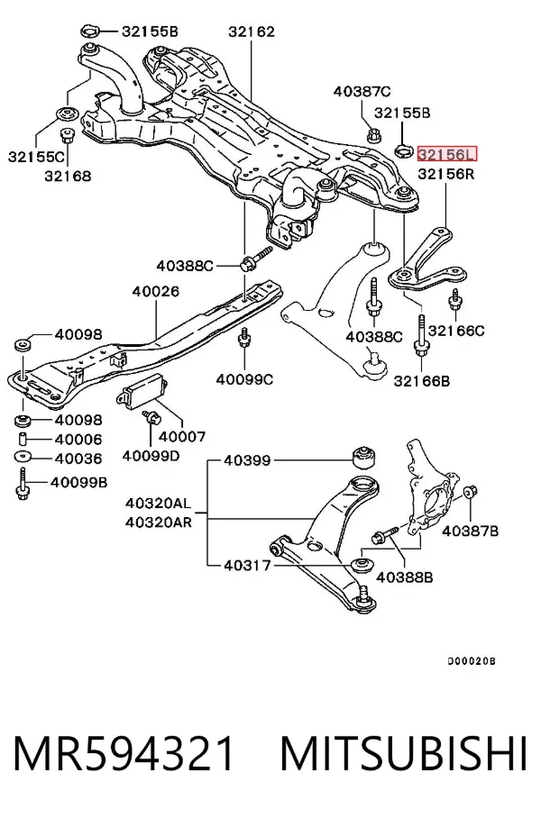  MR594321 Mitsubishi