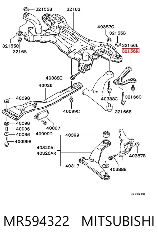  MR594322 Mitsubishi
