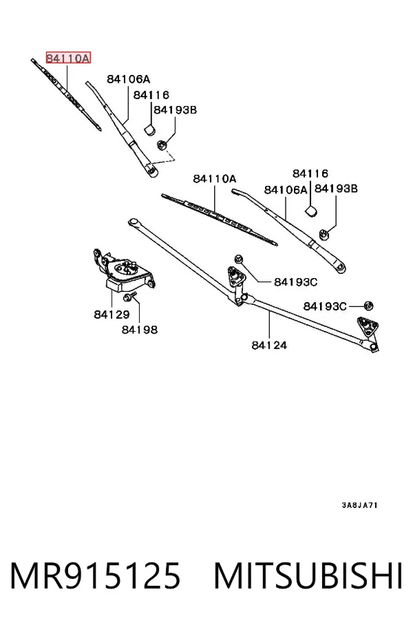 Limpiaparabrisas delanteras BMW 3 E21