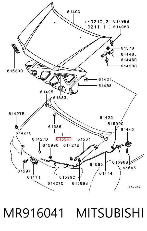  MR916041 Mitsubishi