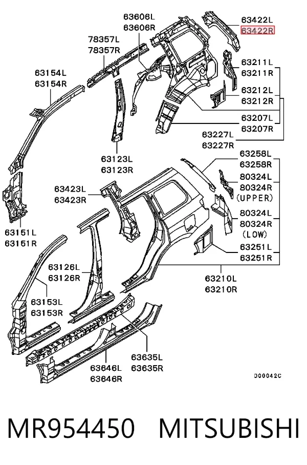  MR954450 Mitsubishi