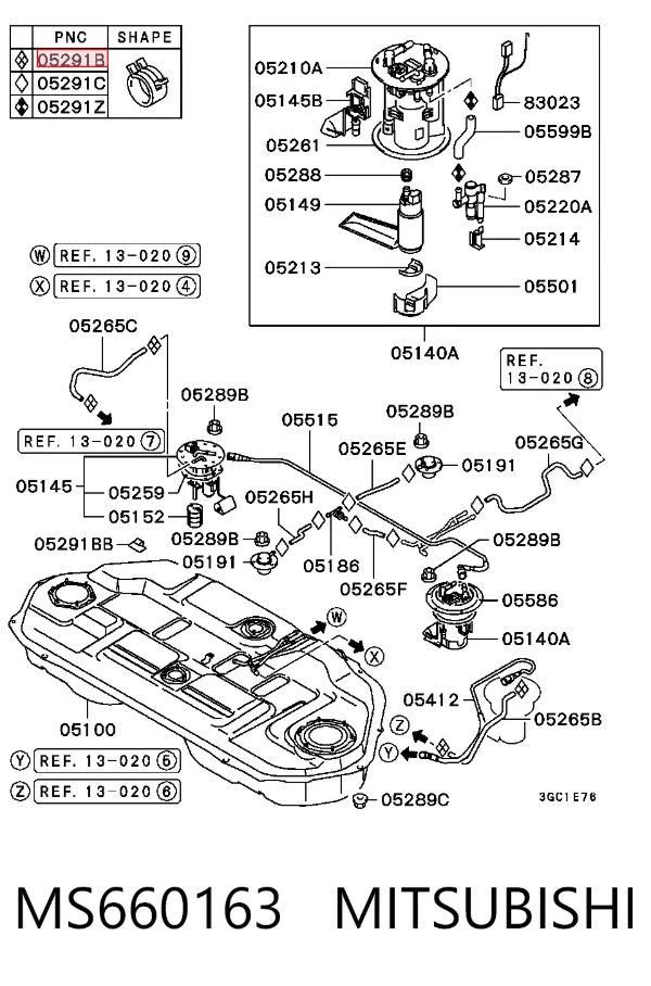  MS660163 Mitsubishi