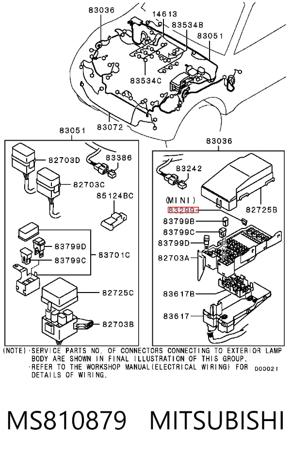 Fusibles MS810879 Mitsubishi