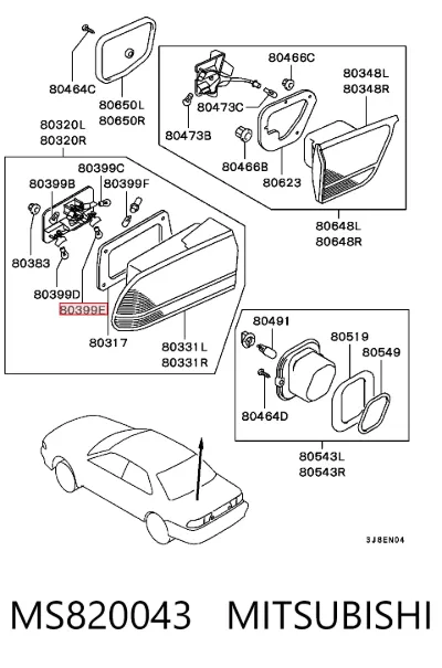 Bombilla MITSUBISHI MS820043